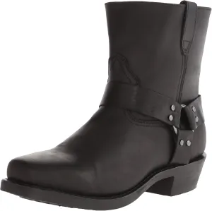 Boots Mens Rev Up Harness Motorcycle Boots Ankle - Black - Size 13 2E