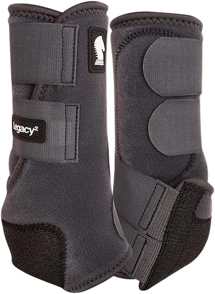Classic Equine Legacy2 Hind Boots L Charcoal