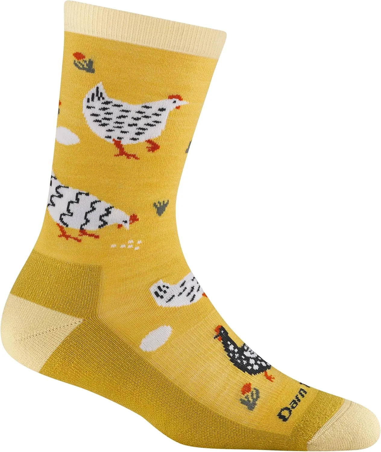 Darn Tough Vermont Women's Mother Clucker Crew Lightweight with Cushion