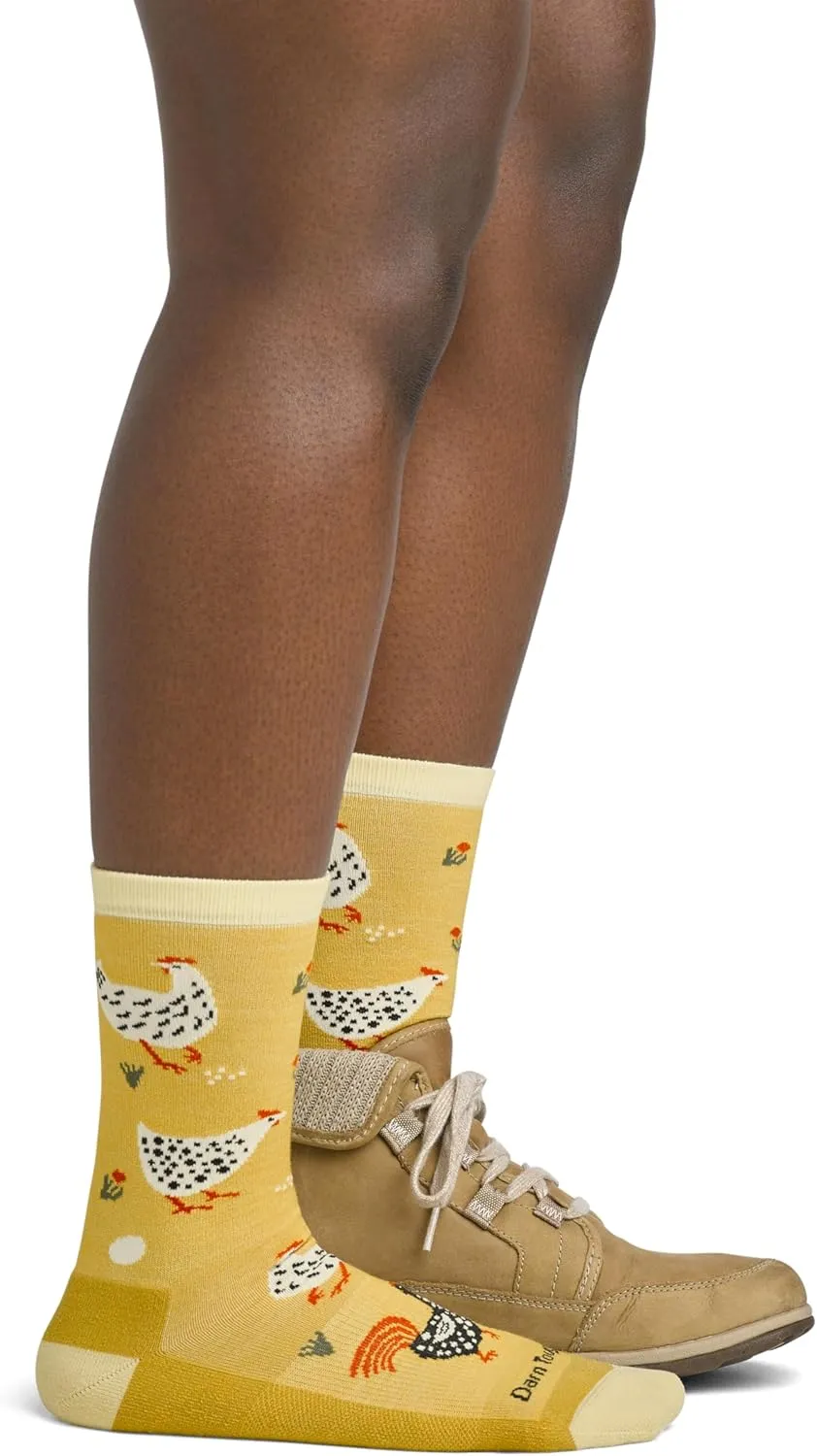 Darn Tough Vermont Women's Mother Clucker Crew Lightweight with Cushion