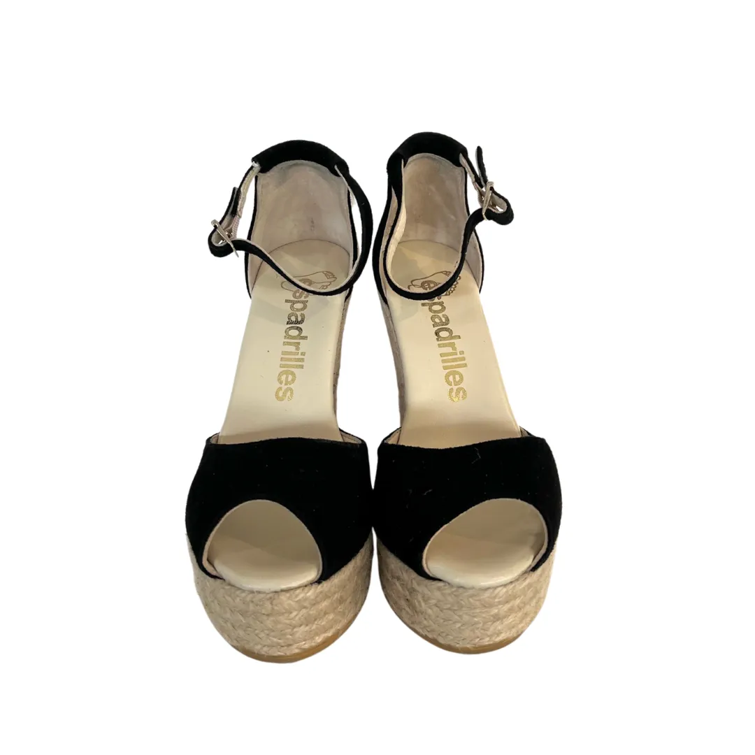 ESPADRILLES Zeppe nere