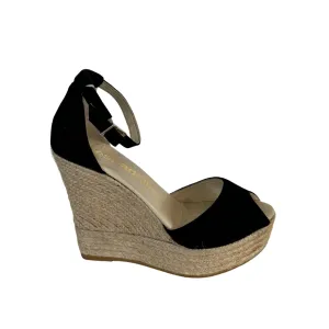 ESPADRILLES Zeppe nere