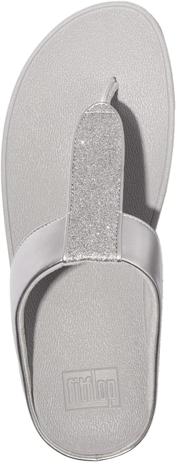 Fitflop Women's Fino Glitterdust Metallic Toe-Post Sandals