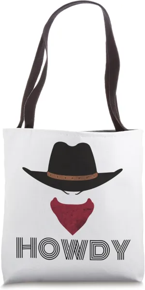 Funny Cowboys Cowgirls Rodeo Riding Howdy Cowboy Rancher Tote Bag