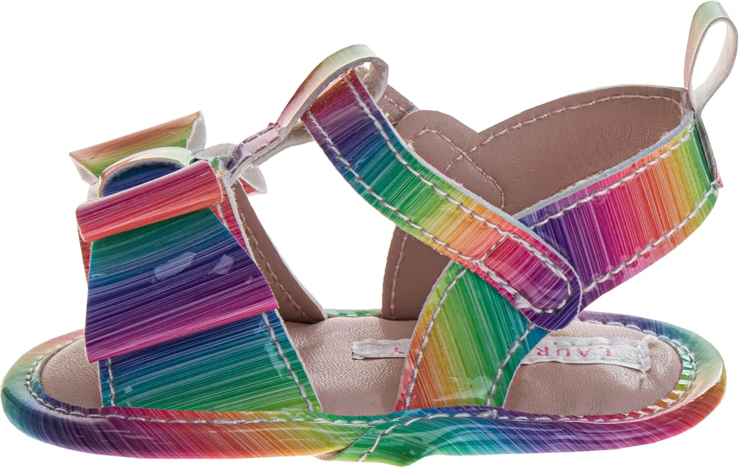 Josmo Baby Lightweight Sandals - Girls NewBorn SlipOn (Size 2-4 Infant)