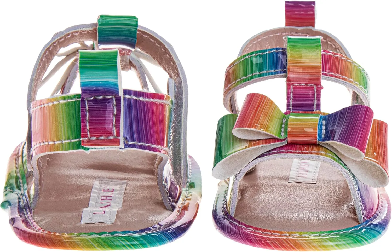 Josmo Baby Lightweight Sandals - Girls NewBorn SlipOn (Size 2-4 Infant)