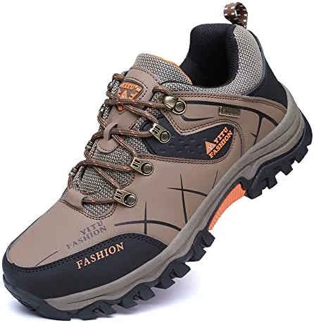 Men's Ankle Mid Waterproof Hiking Boots Outdoor Lightweight Jogging Shoes Climbing and Trekking Boot