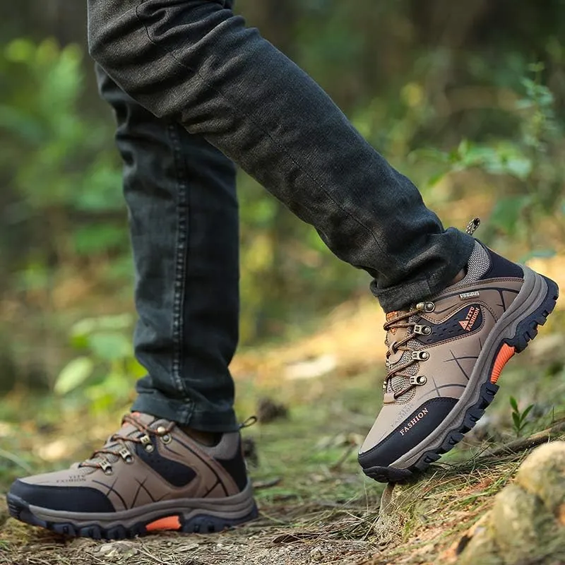 Men's Ankle Mid Waterproof Hiking Boots Outdoor Lightweight Jogging Shoes Climbing and Trekking Boot