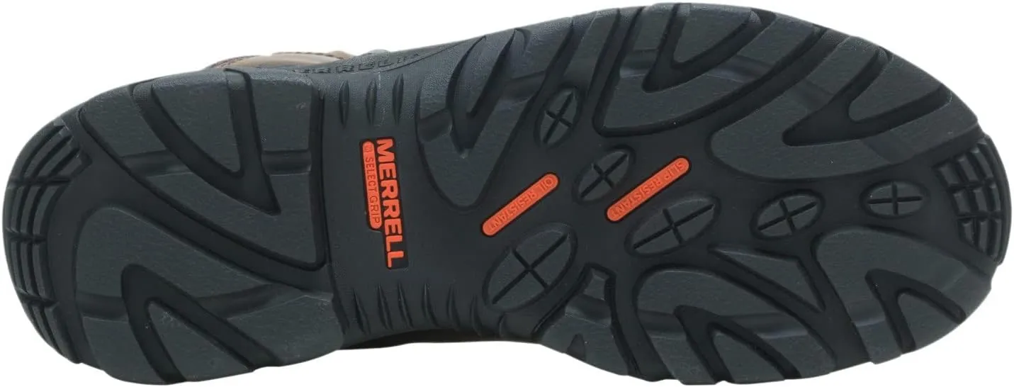 Merrell Men's Strongfield Leather 8in Thermo Waterproof Comp Toe Espresso Work Boots Strongfld 8" Wp Ct