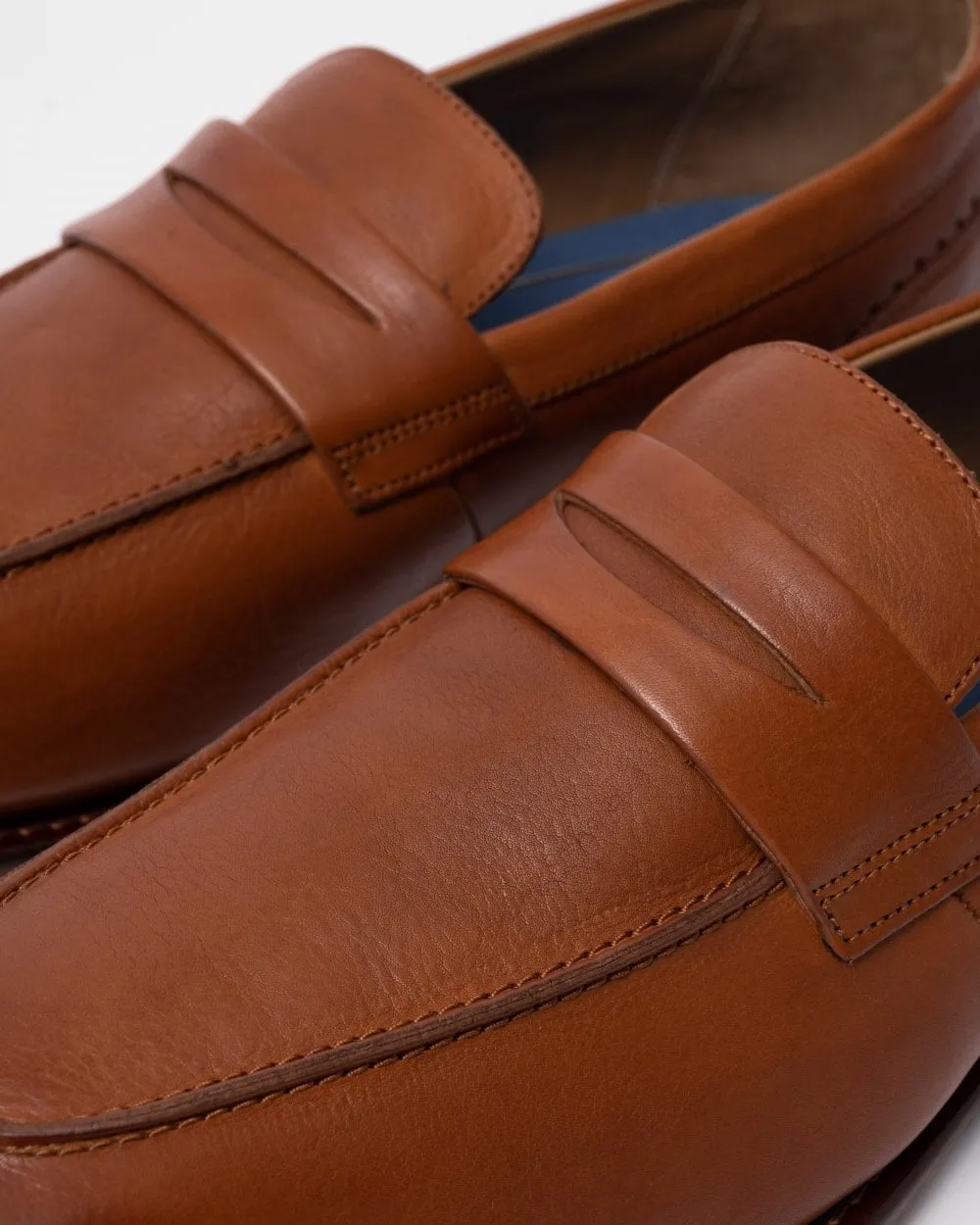 Oliver Sweeney Buckland Mens Milled Leather Penny Loafers
