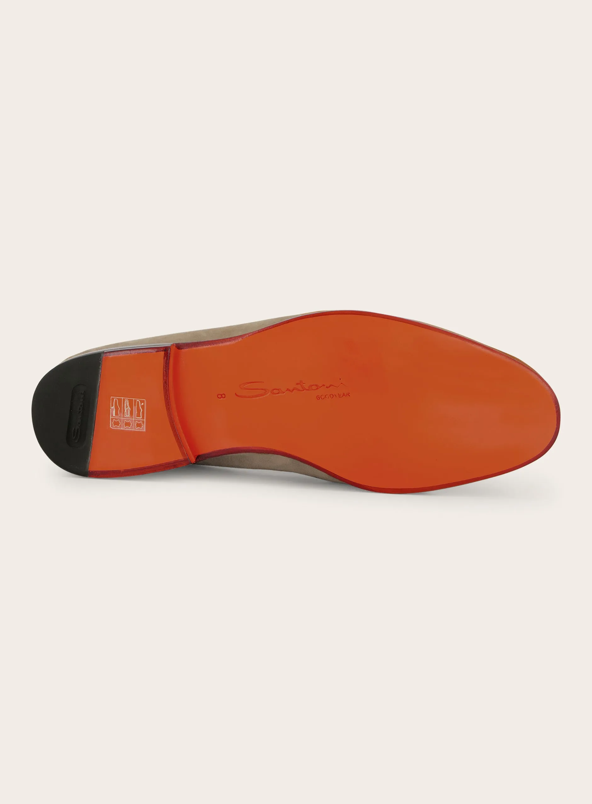 Penny loafers van suède