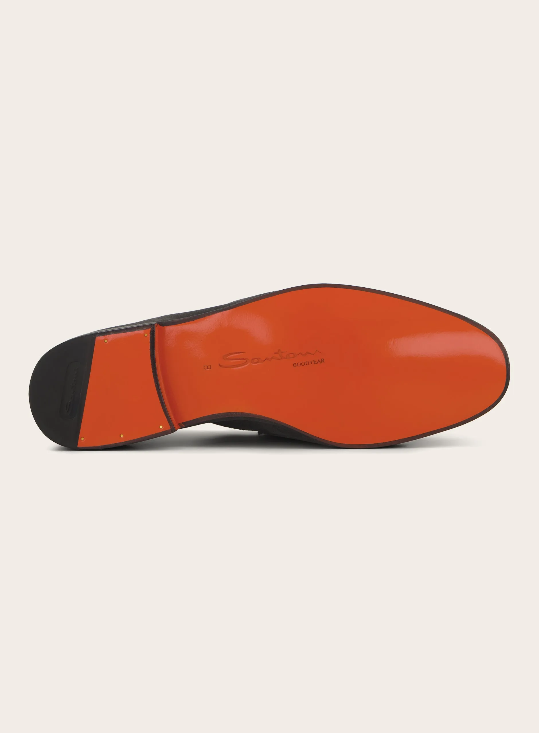 Penny loafers van suède