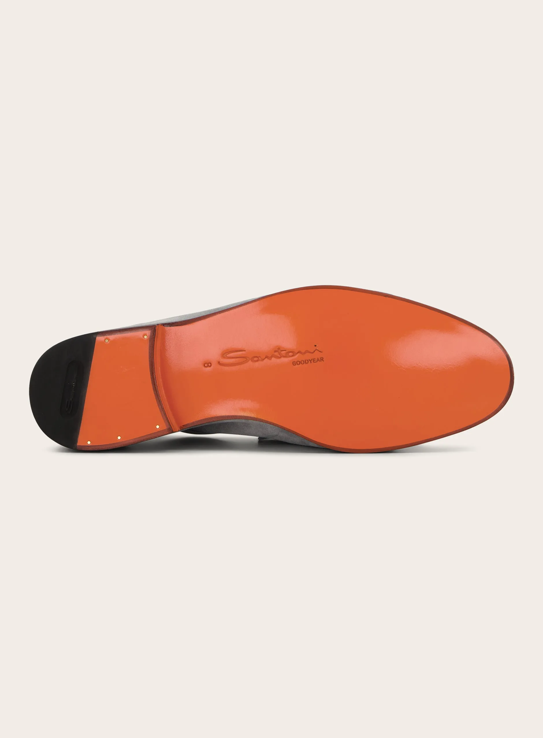 Penny loafers van suède