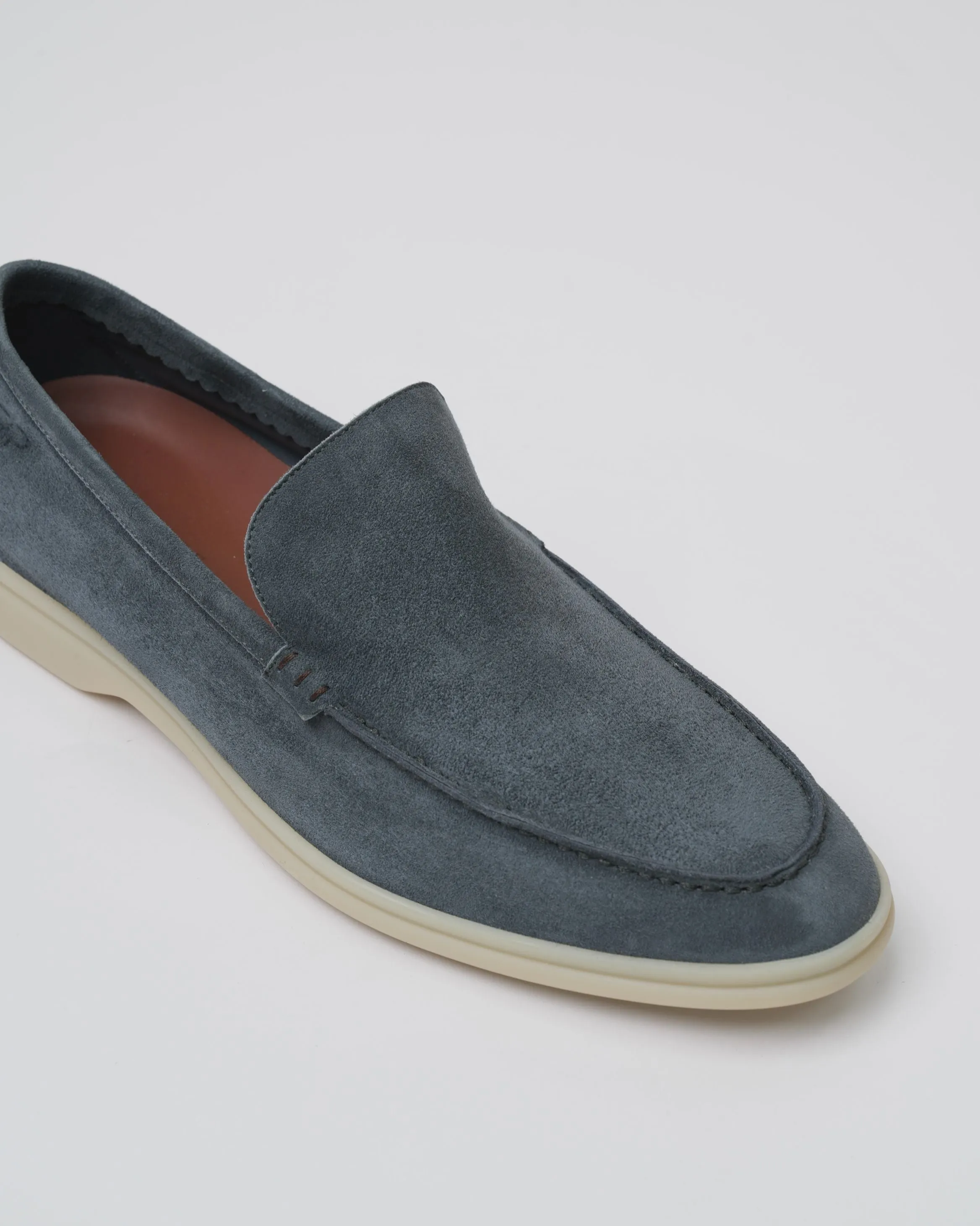 PSM092S LOAFER WALK SUEDE CENERE