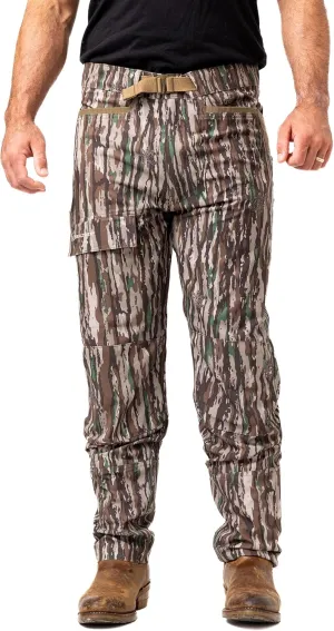 Realtree Men's 5-Pocket Camo Hunting Pant - Durable Pants with Reinforced Knees, Water-Resistant, Breathable Ripstop Fabric