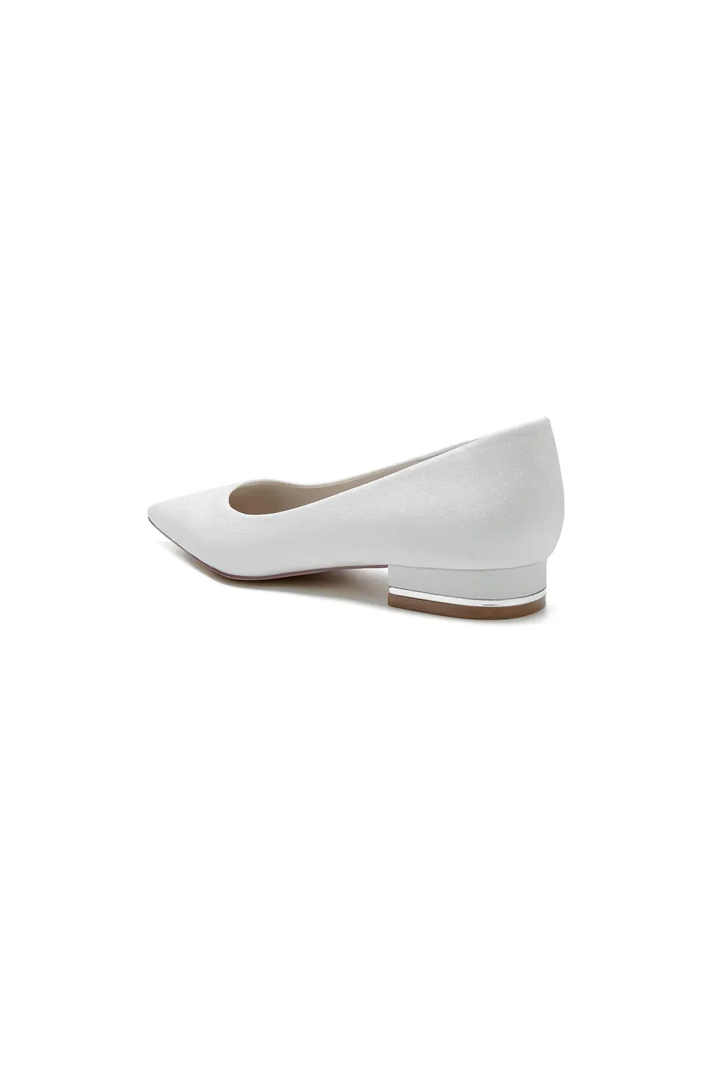 Simple Sequin Pointed Toe Flats