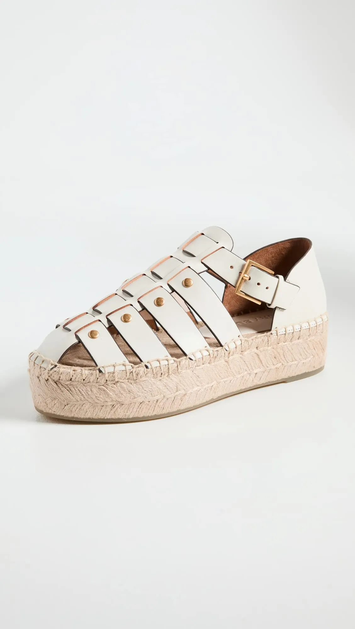 Tory Burch Women's Fisherman Flatform Espadrilles, New Ivory, Off White, 7 Medium US