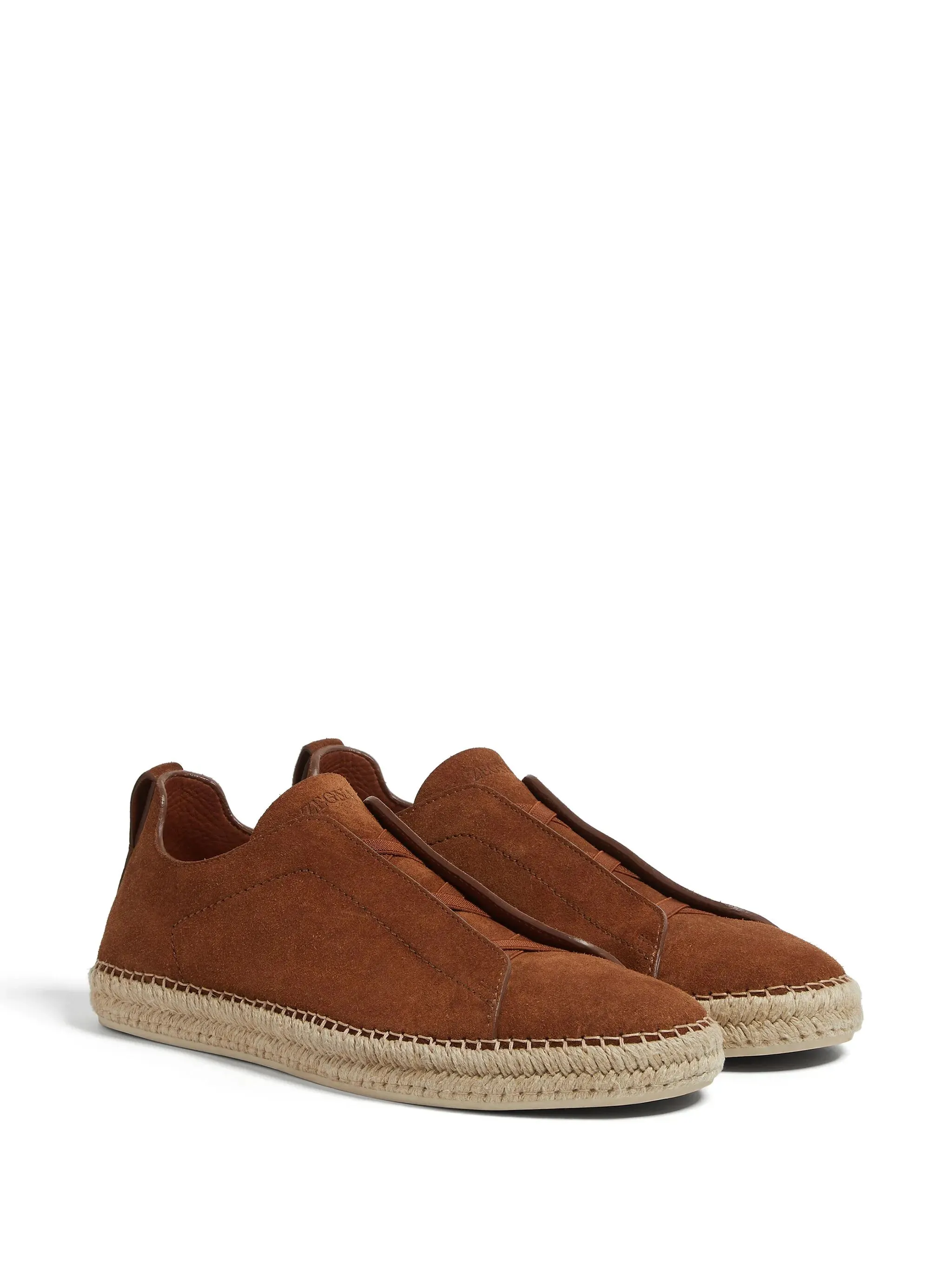 Triple Prompt response espadrilles suede Stitch Positive testimonials