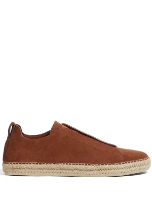 Triple Prompt response espadrilles suede Stitch Positive testimonials