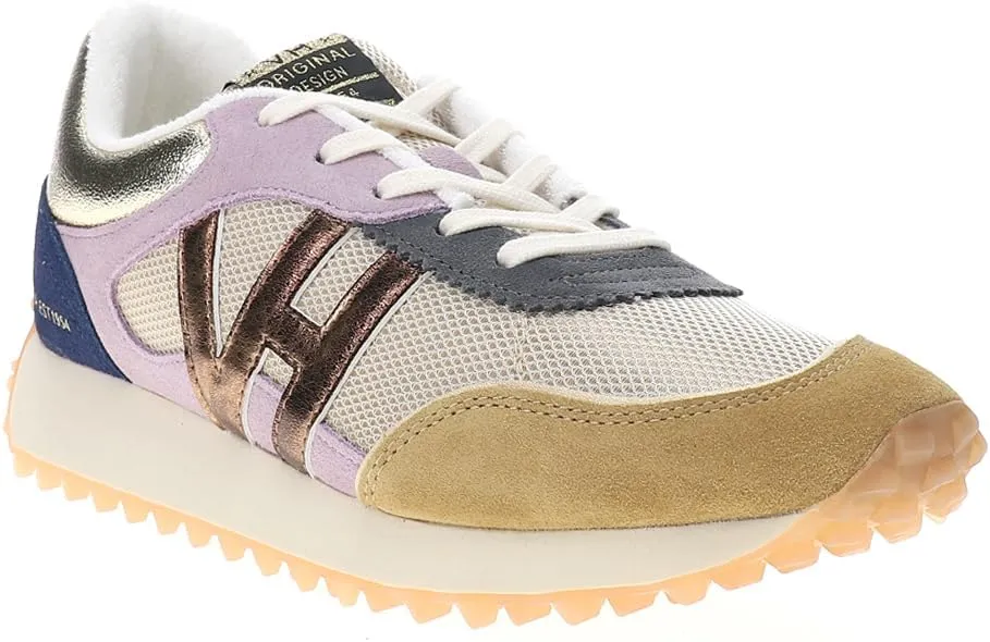 Vintage Havana Womens Cosmic Metallic Slip On Sneakers Shoes Casual - Beige