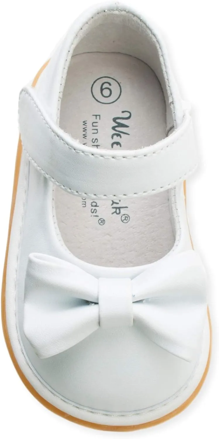 Wee Squeak Toddler Squeaky Shoes with Removable Squeaker in Fun Styles & Colors for Boys and Girls