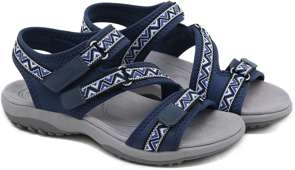 Women's Comfortable Hiking Athletic Sandals Arch Support Sports Walking Casual Summer Outdoor Beach Water Sandal