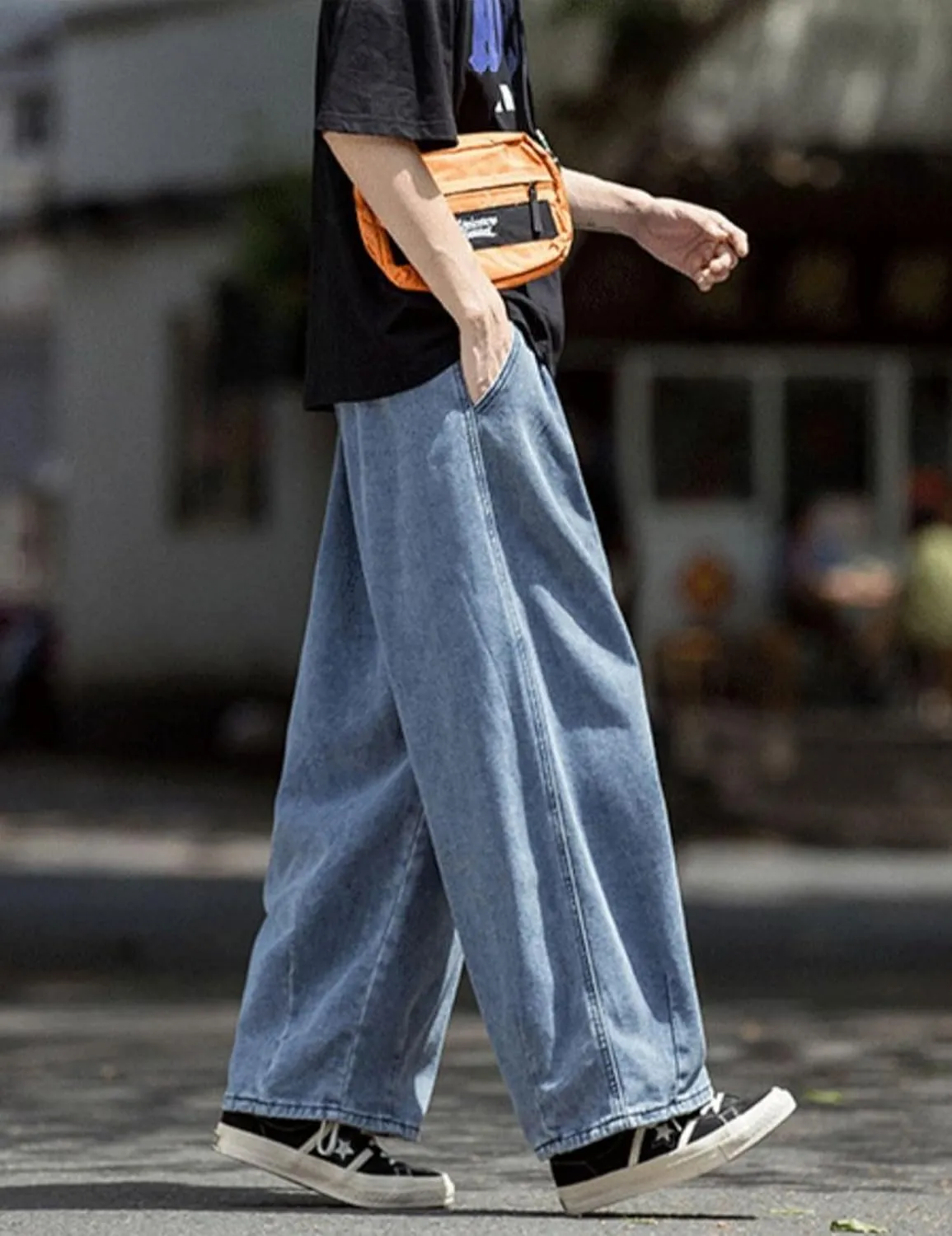Y2k Baggy Jeans Men Hip Hop Denim Pants Wide Leg Streetwear Jeans Grunge Skateboard Skater Pants