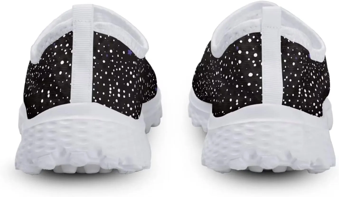 Yzaoxia Running Shoes for Women Size 5.5-11.5 Slip on Athletic Shoes Breathable Mesh Sneakers Flats